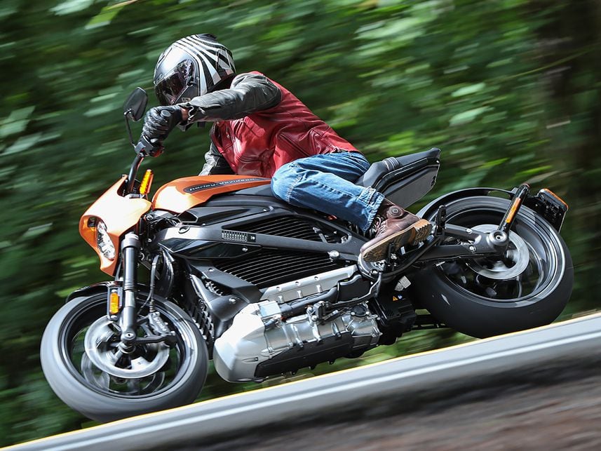 Harley-Davidsonâs LiveWire electric motorcycle.