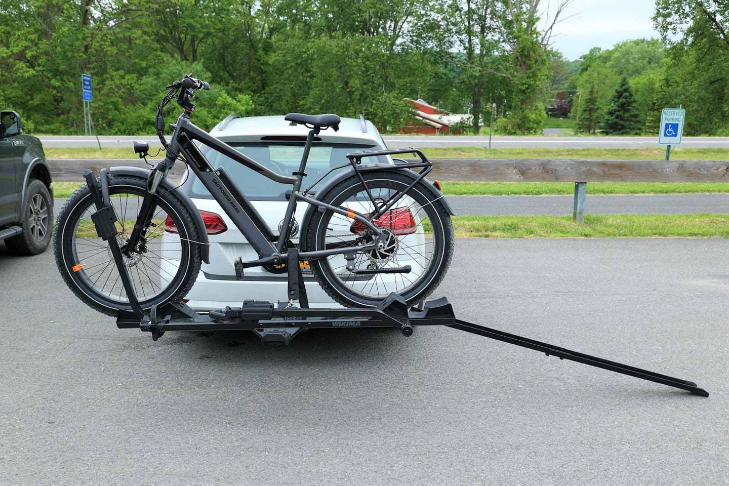 Car bike best sale rack without towbar