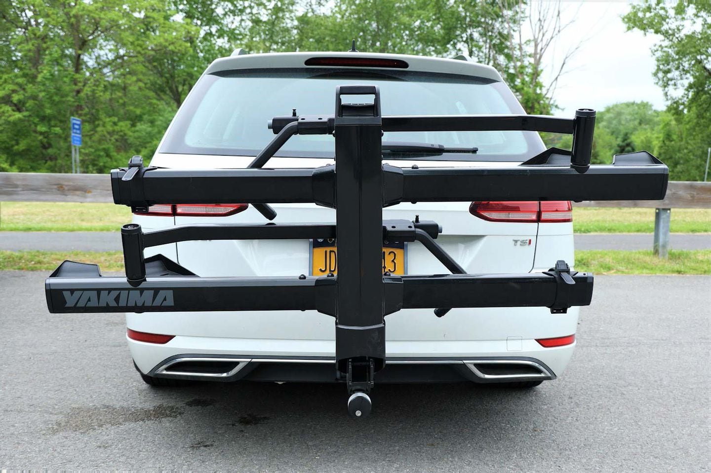 Yakima towbar sales bike rack