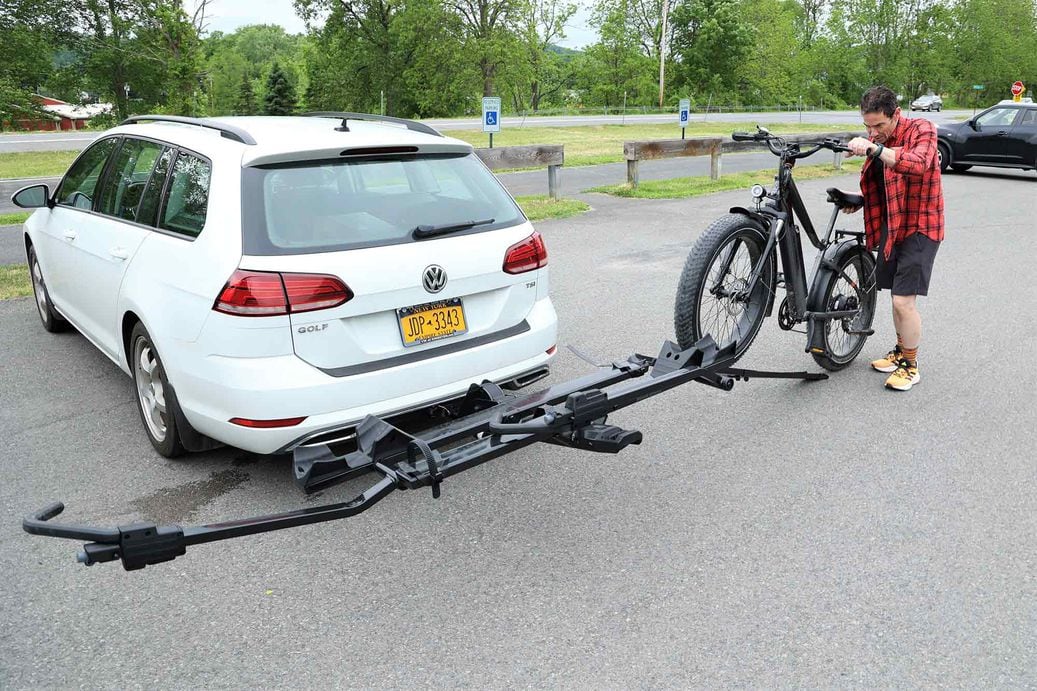 Thule bike rack shop for electric bikes