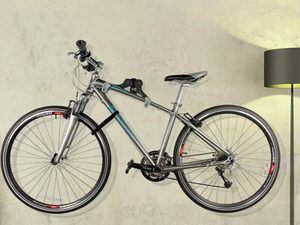 flat bike wall mount
