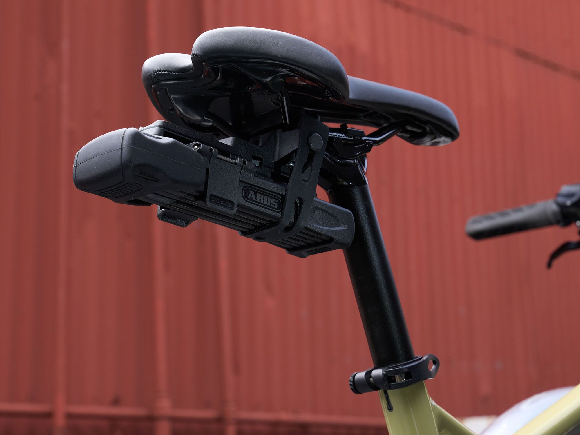 ABUS Saddlefix Lock: Sit on It!…Er, OVER It | Cycle Volta
