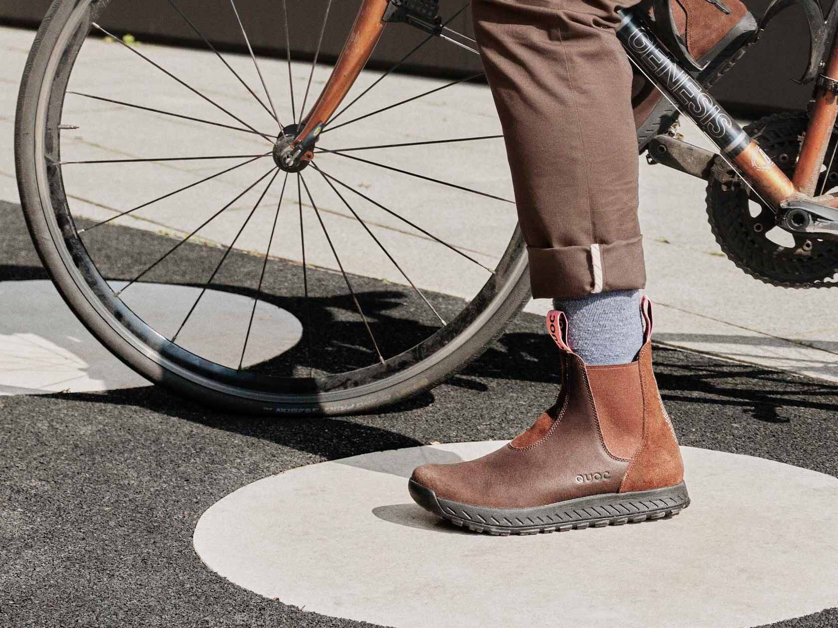 Cycling over boots store