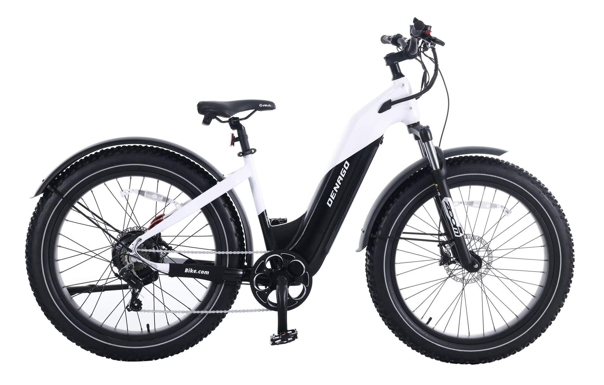 The Denago Fat Tire Step-Thru is priced at $1,999 and comes in two sizes to fit riders 5-foot-4 to 6-foot-5.